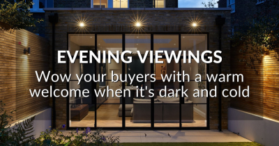 Wow your buyers with a warm welcome when it's dark and cold.