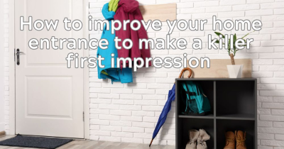 How to Improve Your Home Entrance to Make a Killer First Impression