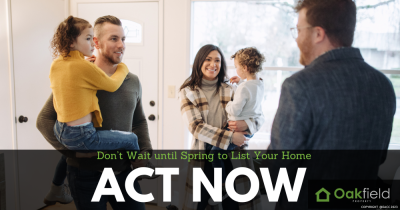 Don’t Wait until Spring to List Your Flintshire Home – Act Now