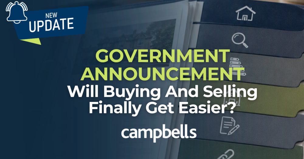 Government Announcement: New Rules For Moving Home - Will Buying And Selling Finally Get Easier?