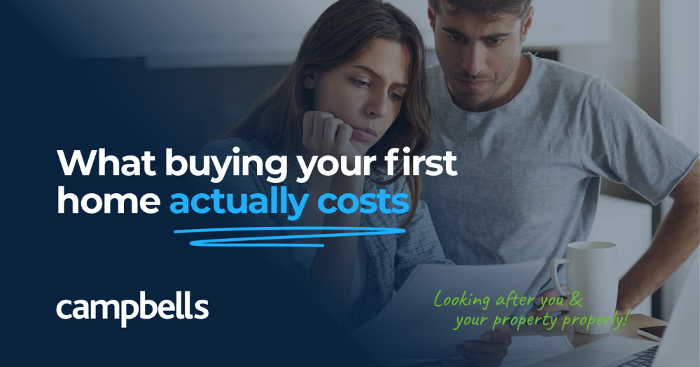What buying your first home actually costs