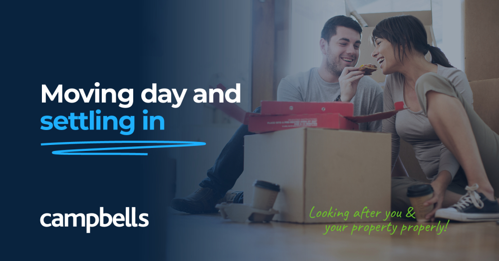 Moving day and settling in