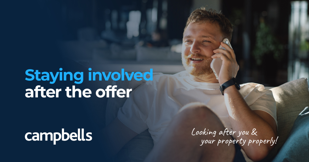 Staying involved: what happens after you accept an offer