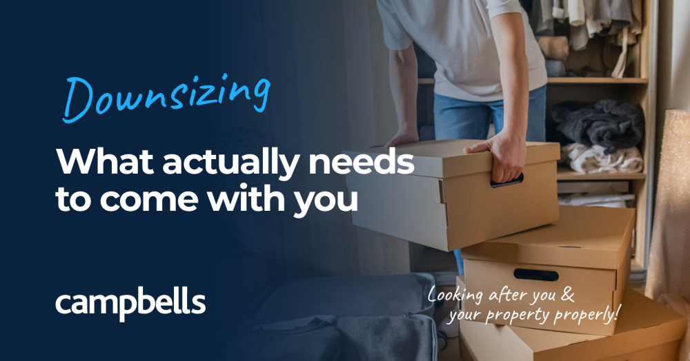 Downsizing: What actually needs to come with you
