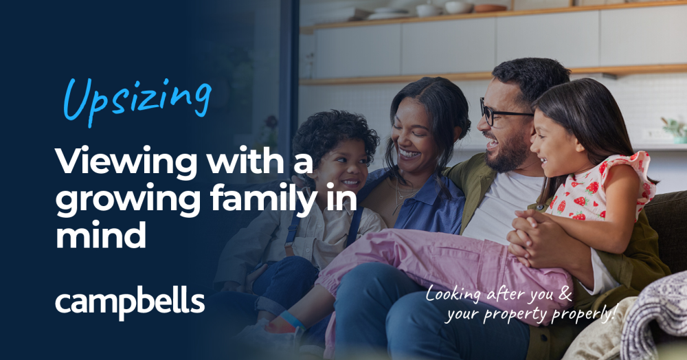 Upsizing: Viewing with a growing family in mind