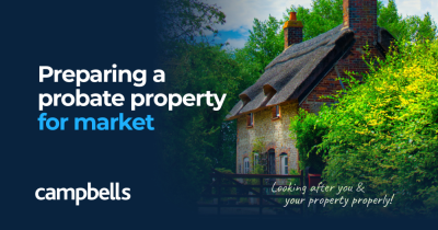 Preparing a probate property for market