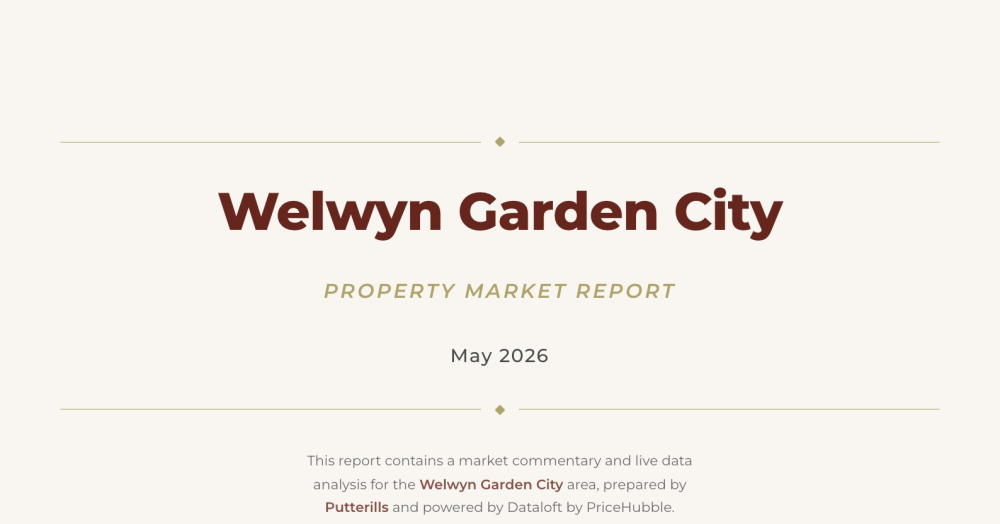 Welwyn Garden City Property Market Report, May 2026
