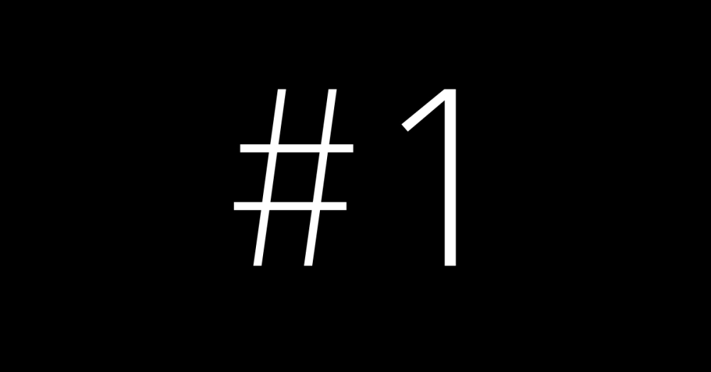 We’re #1 so why try harder