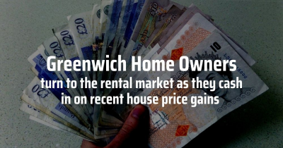 Greenwich homeowners have turned to the rental market to cash in by £39,300 each