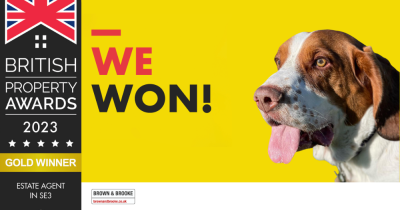 We won! 🏆 Brown & Brooke is the British Property Award 2023 GOLD winner