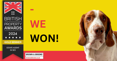 We won! 🏆 Brown & Brooke is the British Property Award 2024 GOLD winner