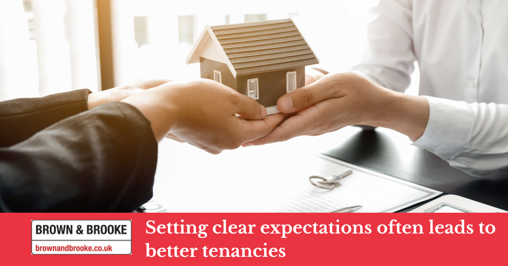 Setting Clear Expectations Often Leads to Better Tenancies