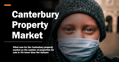 3% DROP IN CANTERBURY HOMES 'FOR SALE' in the LAST THREE MONTHS