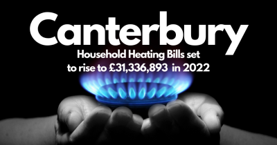 Canterbury Household Heating Bills Set to Rise to £31,336,893 in 2022