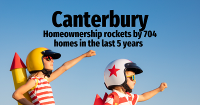 Canterbury Homeownership Rockets by 704 Homes in the Last 5 Years