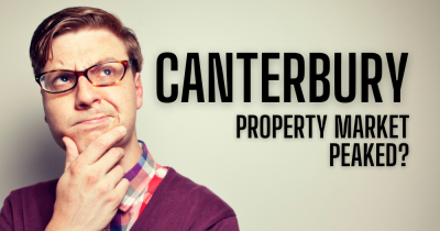 Has the Canterbury Property Market Peaked? Should you buy now or wait for the bargains?