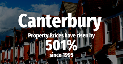 Canterbury Property Prices Have Risen by 501% Since 1995