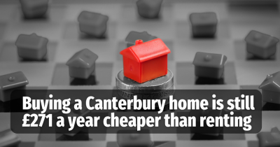 Buying a Canterbury Home is Still £271 a Year Cheaper Than Renting