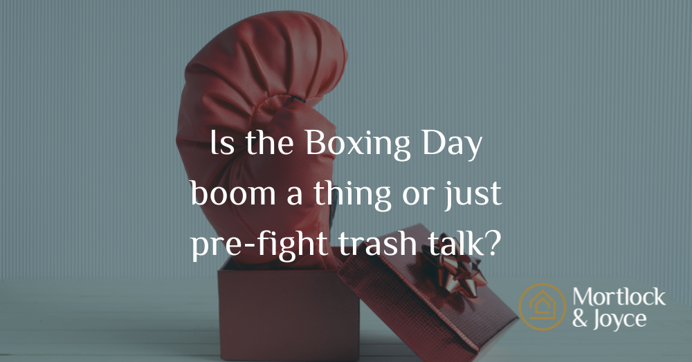 Is the boxing day boom a thing or just pre-fight trash talk?