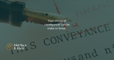 Your choice of conveyancer can be make or break.