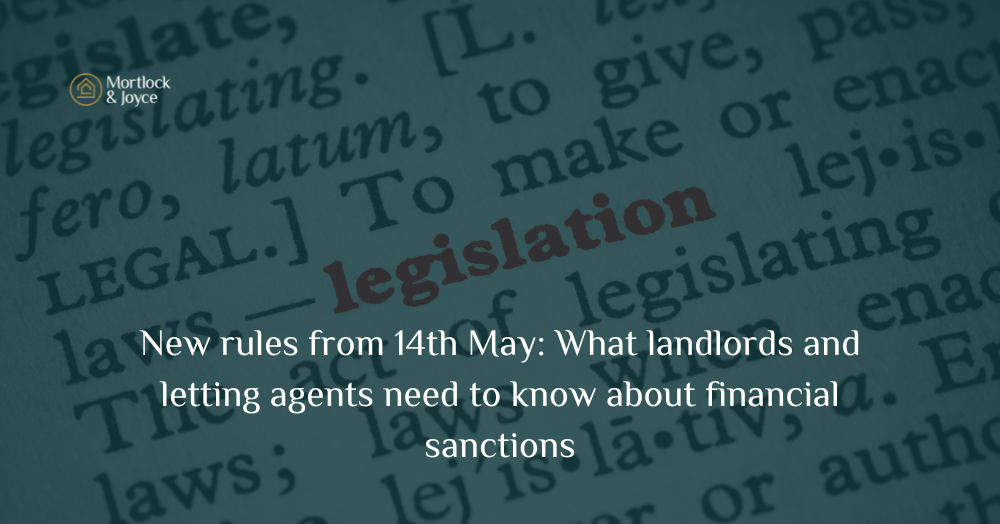 New rules from 14 May: What landlords and letting agents need to know about financial sanctions