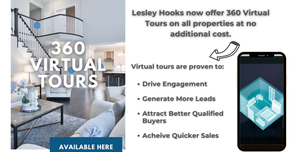 360 Virtual Tours have landed at Lesley Hooks- and here's how they can help sell your home!