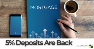 5% Mortgage Deposits Are Back!