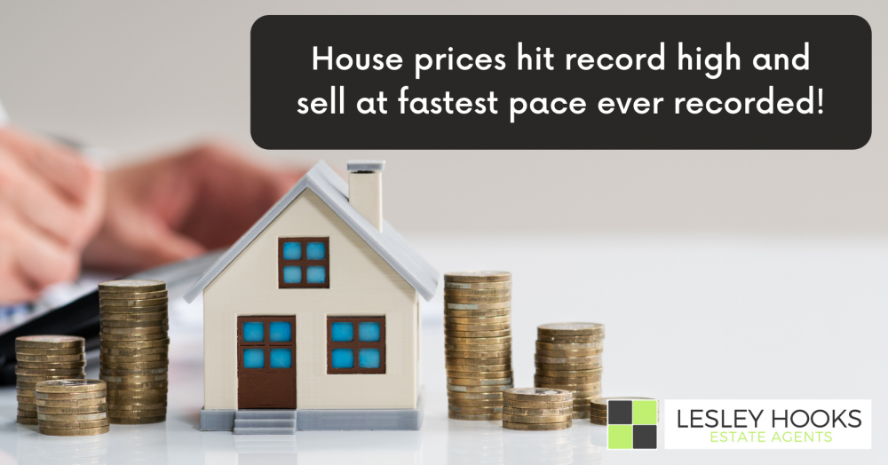 House prices hit record high and sell at fastest pace ever recorded!