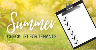 Summer Checklist for Tenants