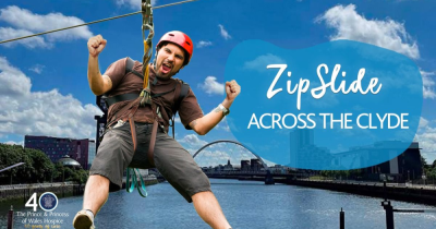 It’s time to Zipslide Across the Clyde with The Prince & Princess of Wales Hospice!