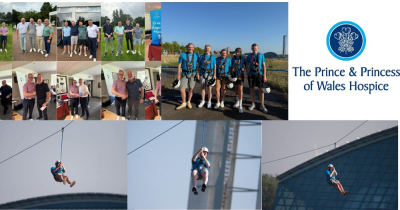 Golf Day and Zip Slide Across the Clyde raises funds for The Prince & Princess of Wales Hospice