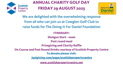 Scottish Property Centre - CHARITY GOLF DAY 2025