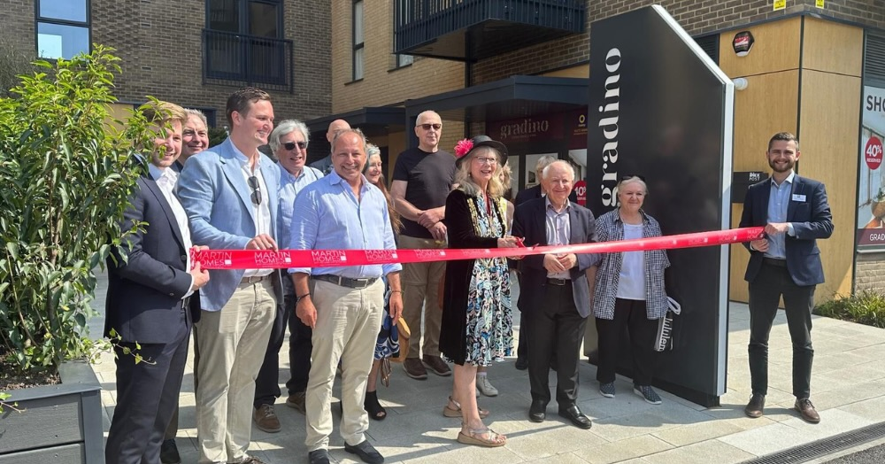 Ribbon cutting ceremony with Brighton & Hove Mayor