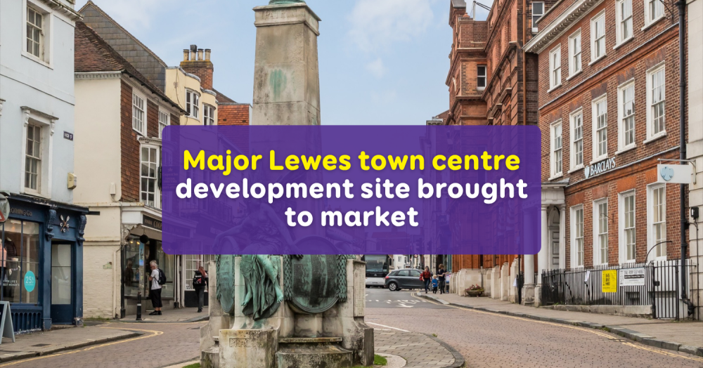 Major Lewes town centre development site brought to market