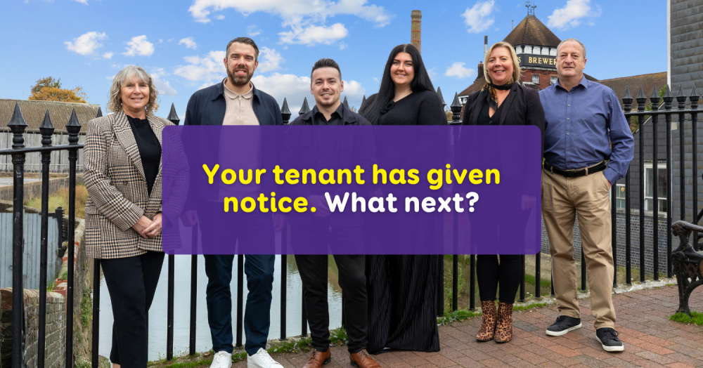 Your tenant has given notice. What comes next as a landlord?
