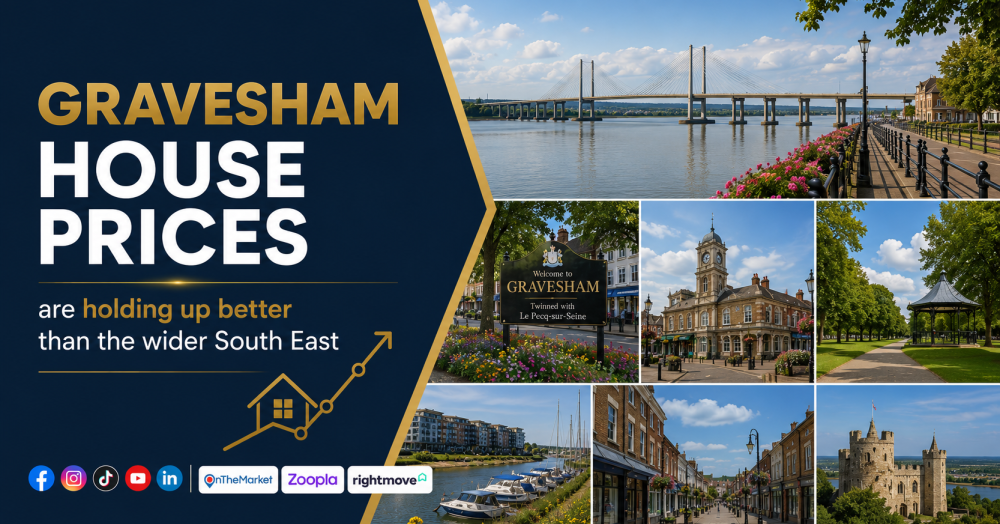 Gravesham house prices are holding up better than the wider South East