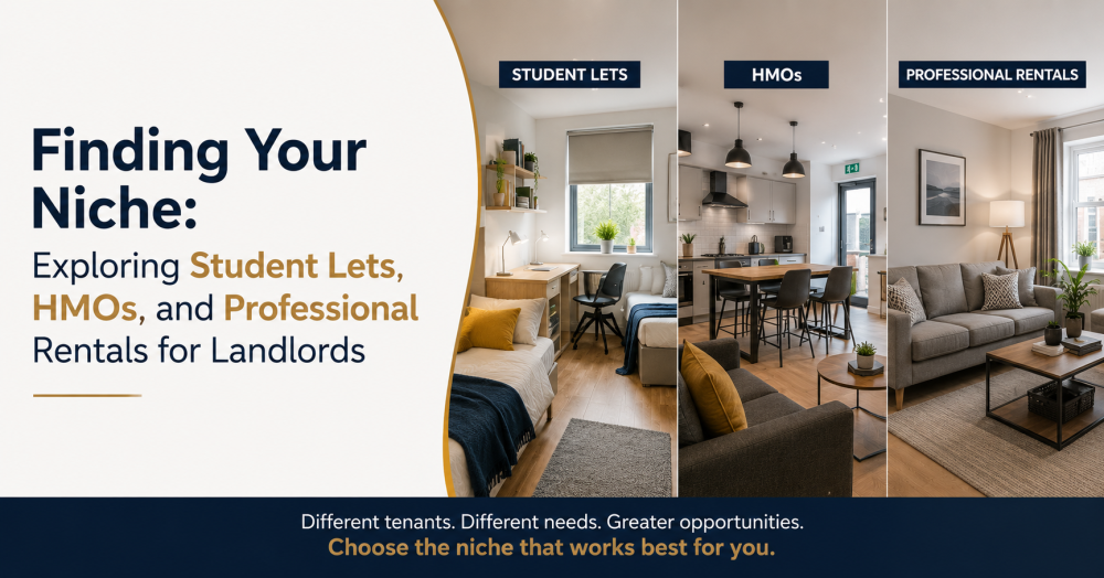 Finding Your Niche: Exploring Student Lets, HMOs, and Professional Rentals for Landlords