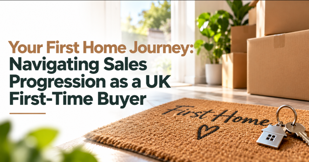 Your First Home Journey: Navigating Sales Progression as a UK First-Time Buyer