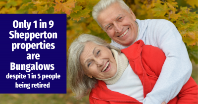 Only 1 in 9 Shepperton Properties are Bungalows, Despite an Ageing Population. Why?