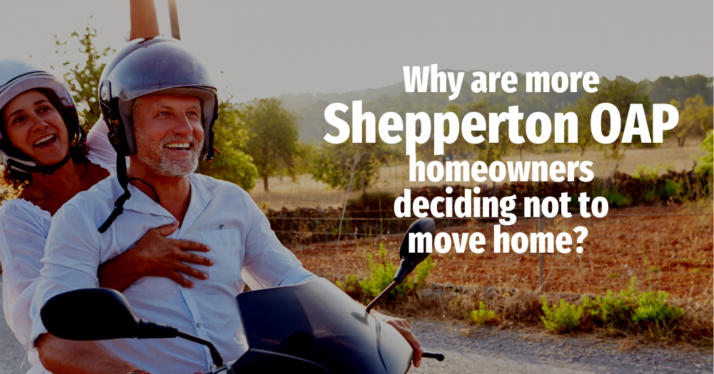 Homeowners over 65yo make up 31% of all the owned homes in the UK