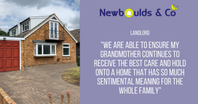 Landlord - "We are able to ensure my Grandmother continues to receive the best care"