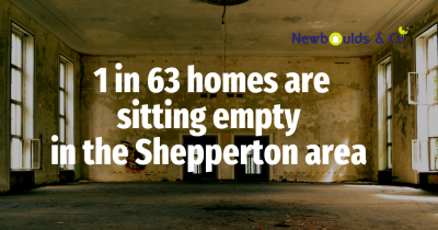 1 in 63 Homes are Sitting Empty in the Shepperton Area