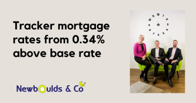 Tracker mortgage from 0.34% above base rate
