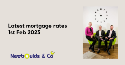 New mortgage rates as of 1st February 2023