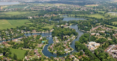 The picturesque Shepperton island once a holiday destination