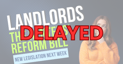 BREAKING NEWS FOR SHEPPERTON LANDLORDS - New Renters Law Delayed