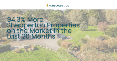 94.3% More Shepperton Properties on the Market in Last 20 Months