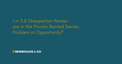 1 in 5.8 Shepperton Homes are in the Private Rented Sector: