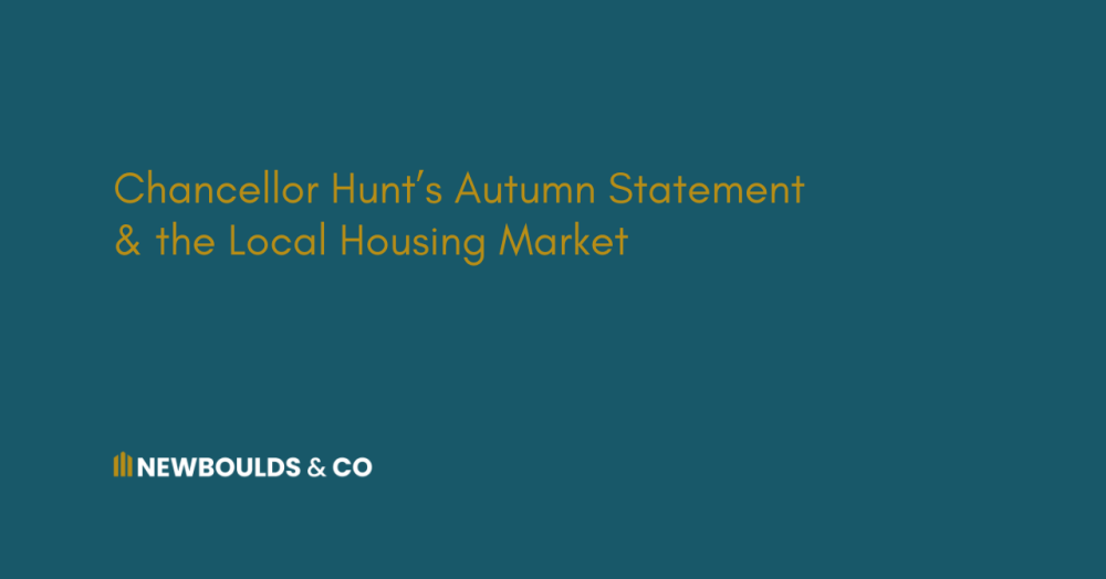 Newboulds & Co's take on Chancellor Hunt's Autumn Statement & the Shepperton Housing Market
