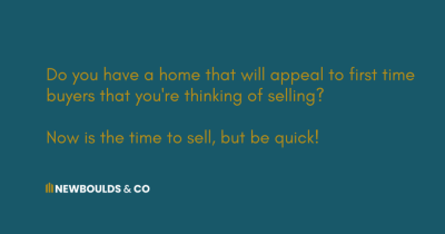 Do you have a home that will appeal to first time buyers that you're thinking of selling?